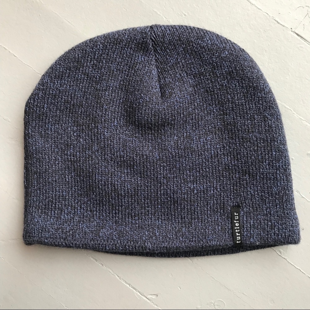 Turtlefur blue beanie hat